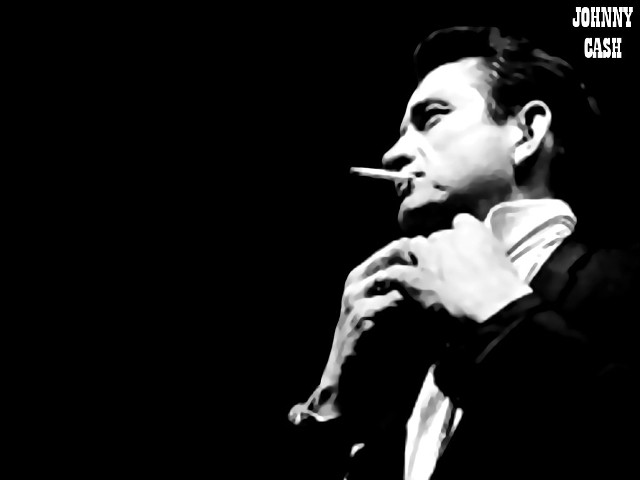 Man smoking cigarette black white free wallpaper - medium preview image