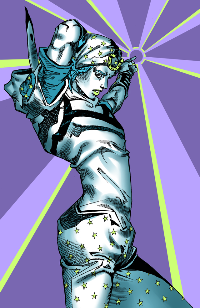 Woman blue outfit knife purple free wallpaper - medium preview image