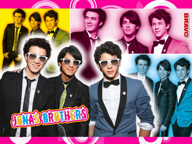 Jonas brothers sunglasses pink background free wallpaper - medium preview image