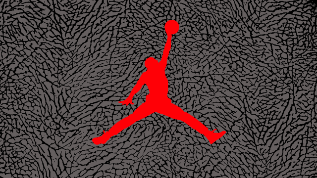 Red jordan logo black background #3 free wallpaper - medium preview image