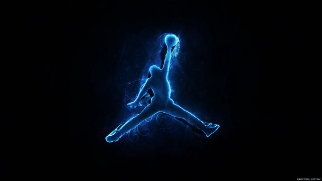 Basketball player jumping air ball #2 free wallpaper - medium preview image