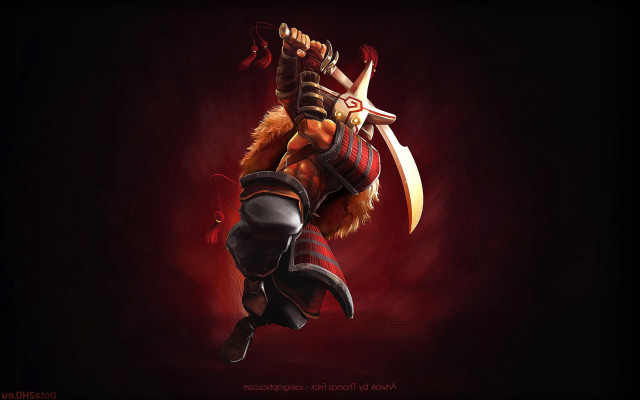 Character sword armor dark background free wallpaper - medium preview image