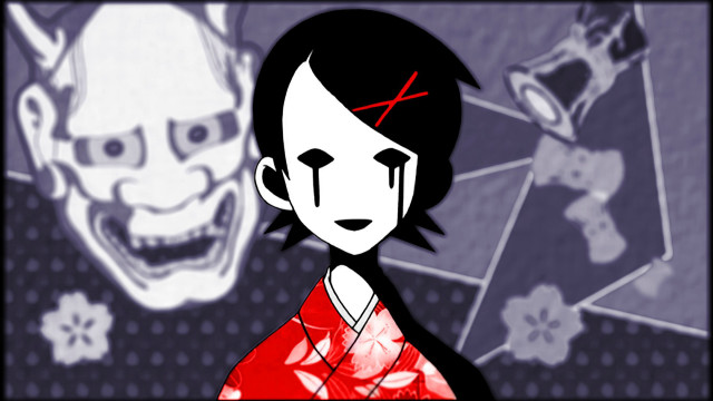 Creepy cartoon character bloody face free wallpaper - medium preview image