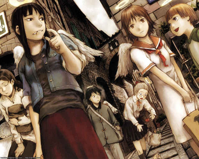 Group people city street woman free wallpaper - medium preview image