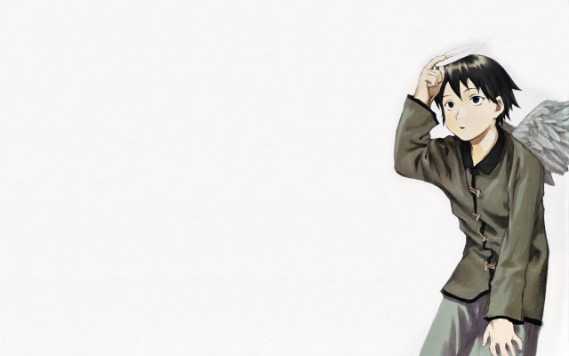 Man green jacket wings cowboy free wallpaper - medium preview image