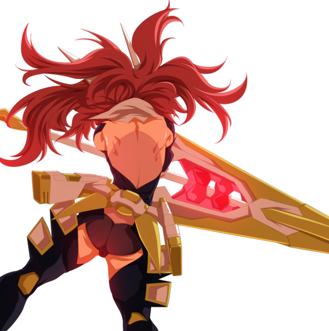 Woman red hair large object free wallpaper - medium preview image