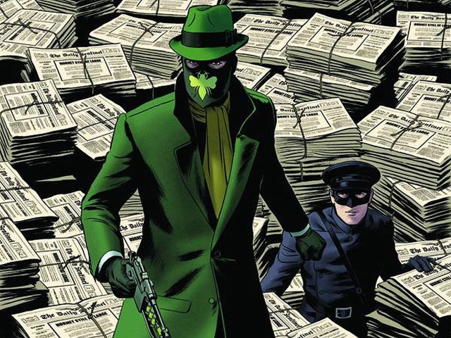 Man green suit hat money free wallpaper - medium preview image