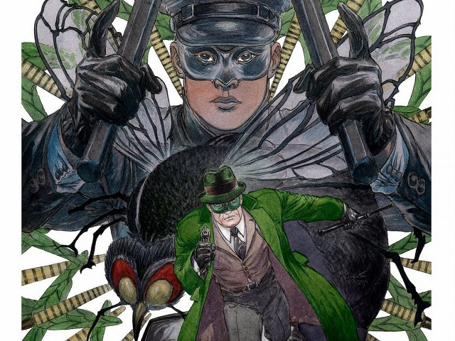 Green coat hat guns bird free wallpaper - medium preview image