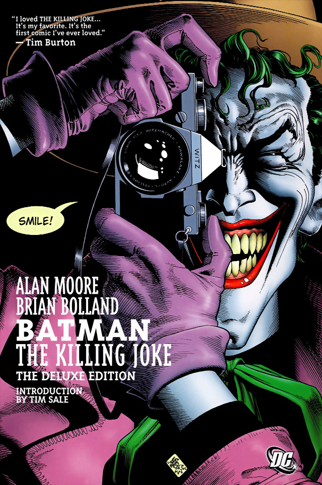 Joker holding gun clock comic free wallpaper - medium preview image