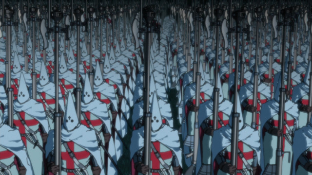 People red white uniforms swords free wallpaper - medium preview image