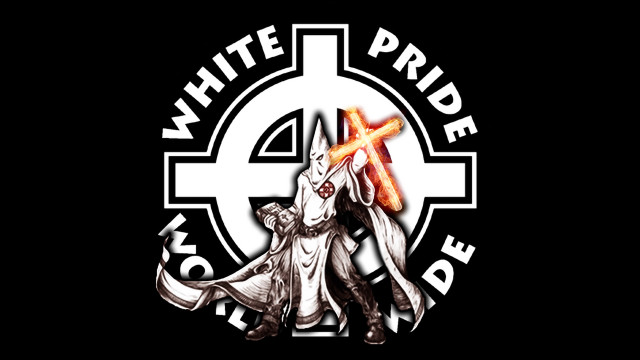 White cross person holding hammer free wallpaper - medium preview image