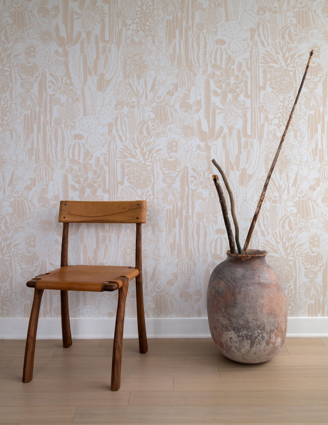Chair vase sticks wooden floor free wallpaper - medium preview image