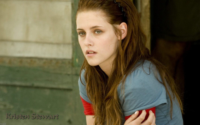 Woman long hair blue shirt #12 free wallpaper - medium preview image
