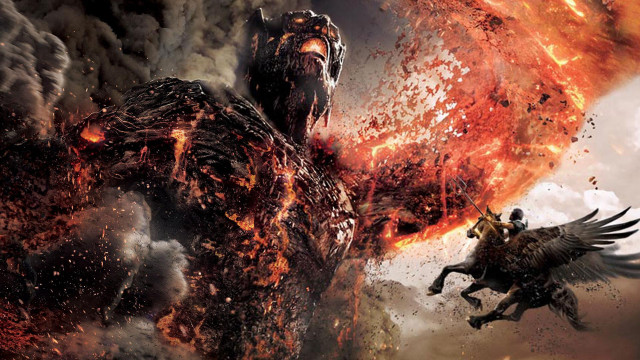 Man horse monster fire sky free wallpaper - medium preview image