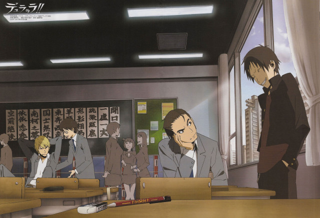 Classroom man window woman window free wallpaper - medium preview image