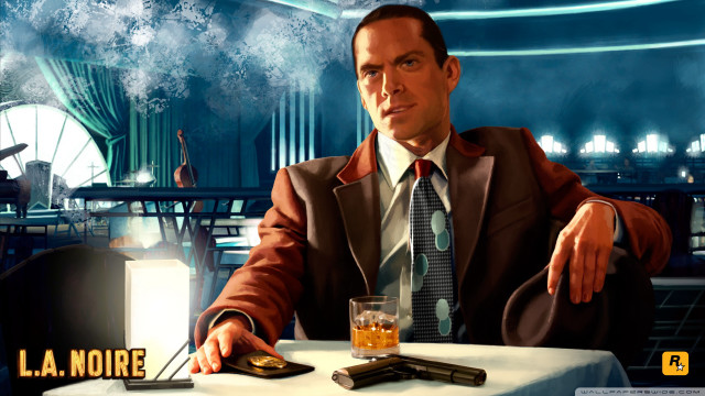 Man sitting table glass alcohol free wallpaper - medium preview image