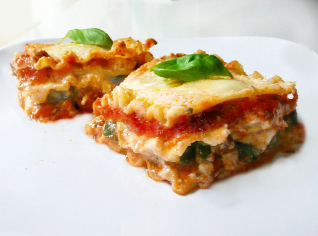 Lasagna basil fork table dining free wallpaper - medium preview image