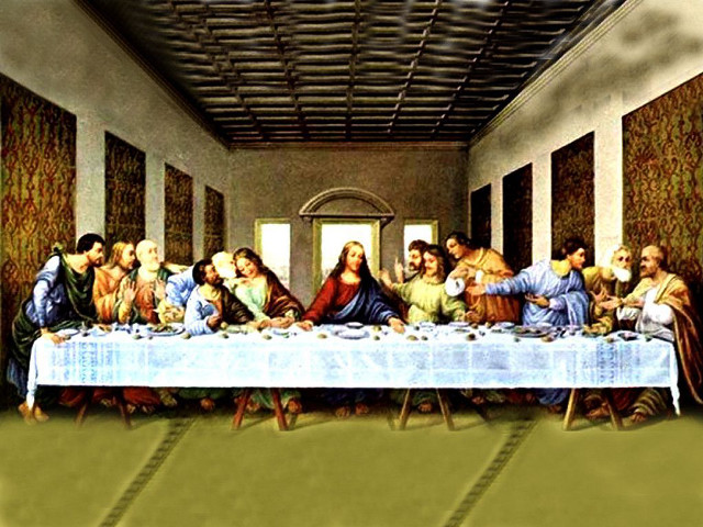 Last supper jesus ceiling fan free wallpaper - medium preview image