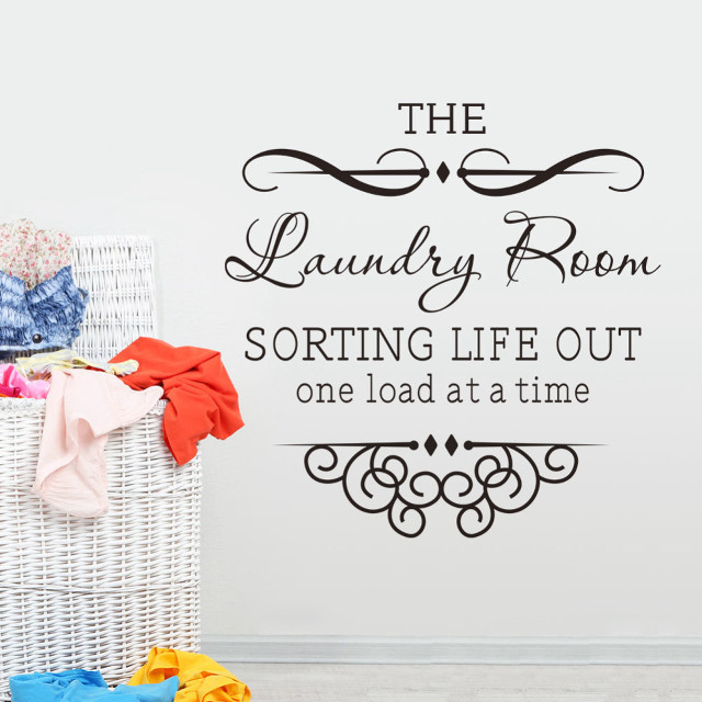 Laundry room wall decal basket free wallpaper - medium preview image