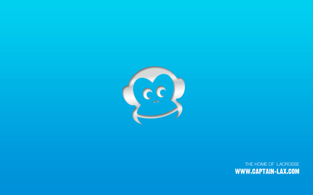 Monkey sad face blue background free wallpaper - medium preview image