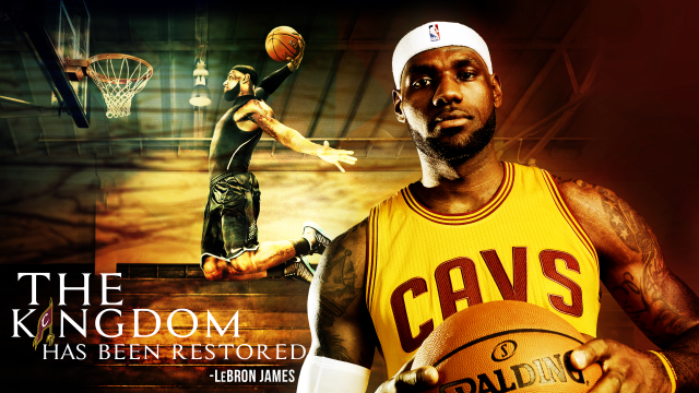 Man holding basketball poster kingdom free wallpaper - medium preview image