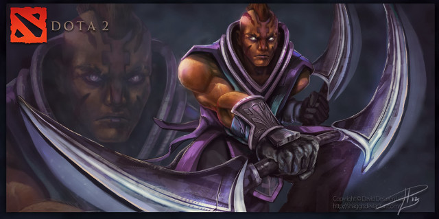 Dota2 character sword demon demonic free wallpaper - medium preview image