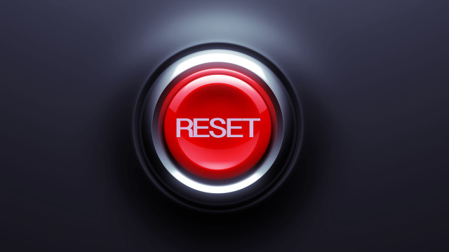 Red button rest dark room free wallpaper - medium preview image