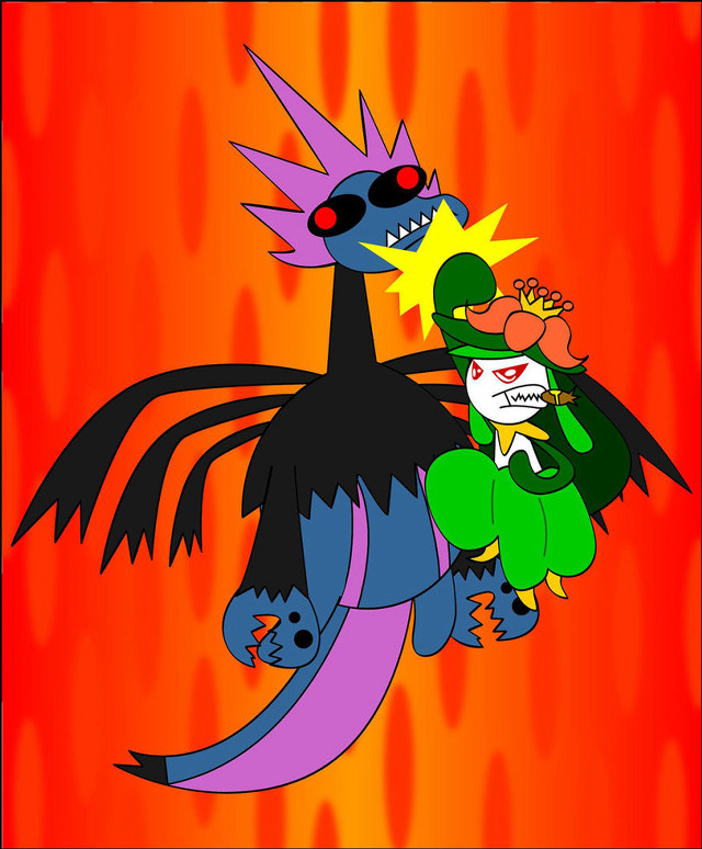 Cartoon cat bird red yellow free wallpaper for mobile - medium preview image