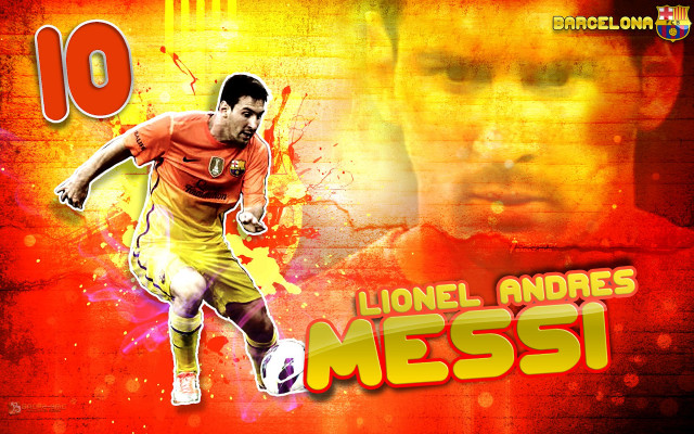 Soccer player red shirt kicking free wallpaper - medium preview image