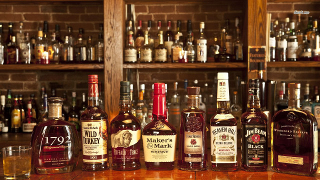Liquor bottles bar wine glass free wallpaper - medium preview image