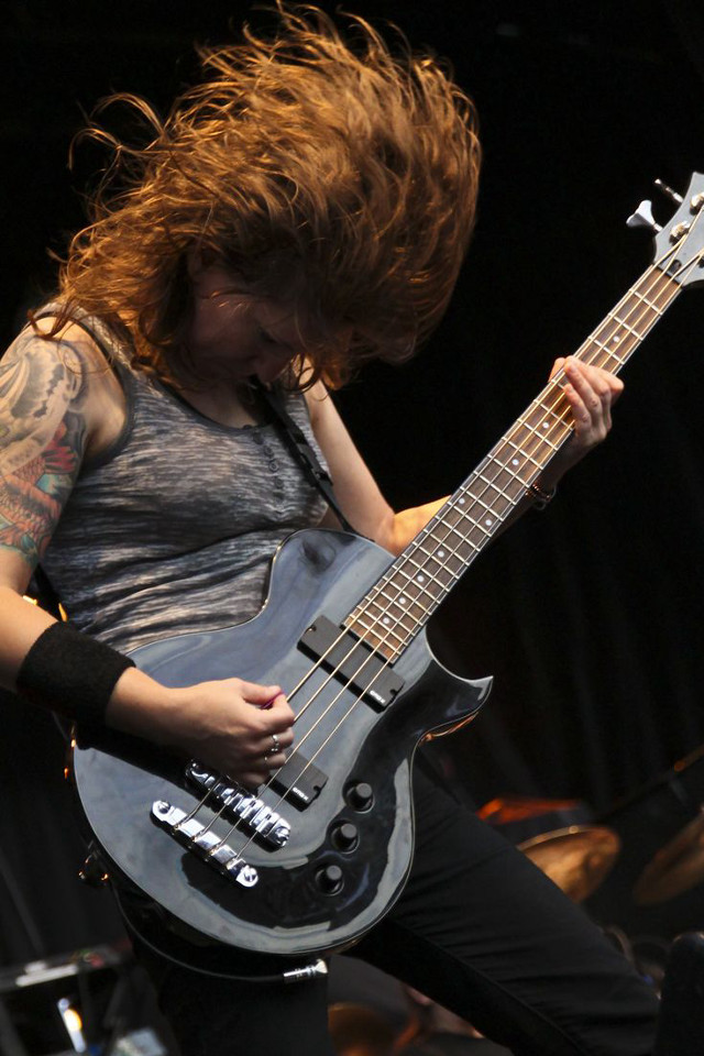 Man long hair guitar concert free wallpaper - medium preview image