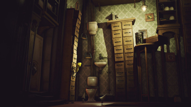 Bathroom toilet cabinet lamp alexanderjansson free wallpaper - medium preview image