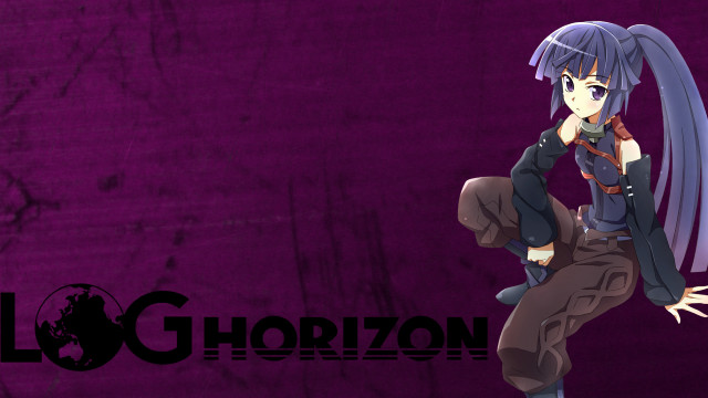 Anime character long hair purple #2 free wallpaper for desktop - medium preview image