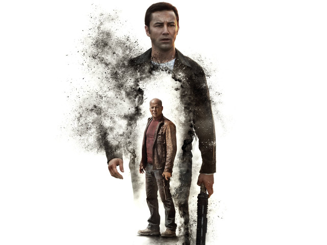 Man gun white background smoke free wallpaper - medium preview image
