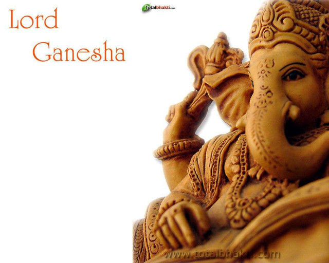 Ganesha statue quote lord ganesha free wallpaper - medium preview image