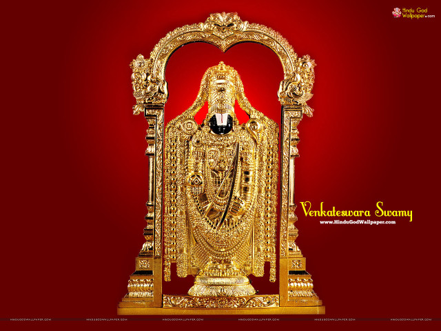 Golden statue god red background free wallpaper - medium preview image