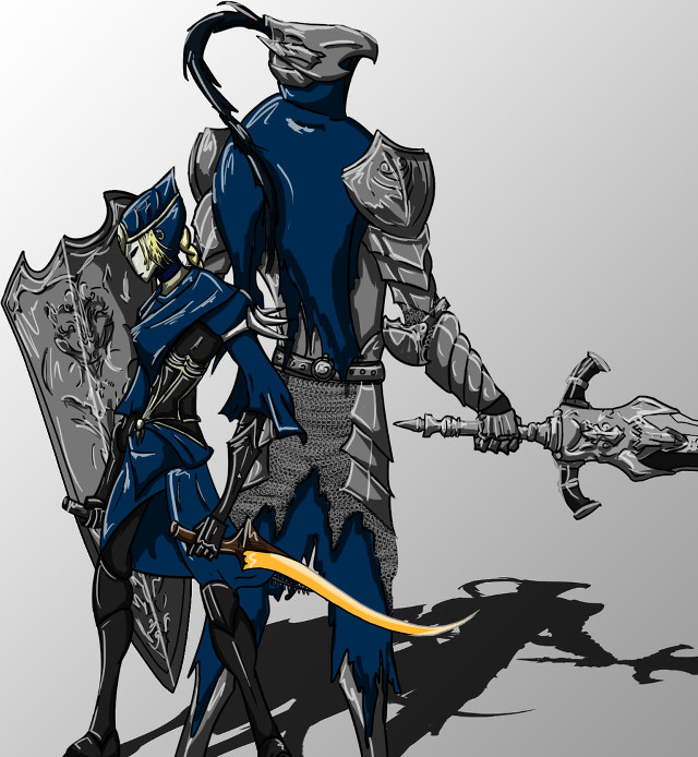 Knight holding sword shield another free wallpaper - medium preview image