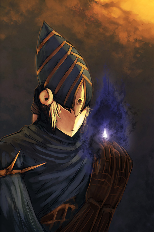 Man black outfit holding light free wallpaper - medium preview image