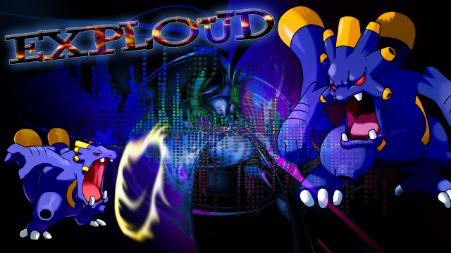 Cartoon animals exploud dark background free wallpaper - medium preview image