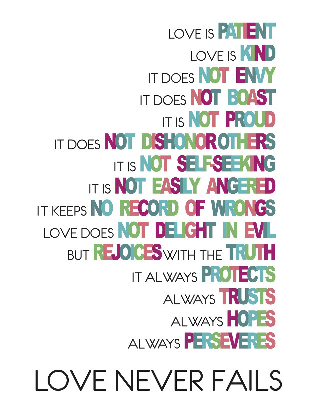 Love colorful quote poster credits free wallpaper - medium preview image