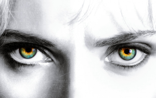 Man yellow eyes beard long free wallpaper - medium preview image