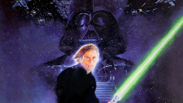 Star wars poster lightsaber helmet free wallpaper - medium preview image