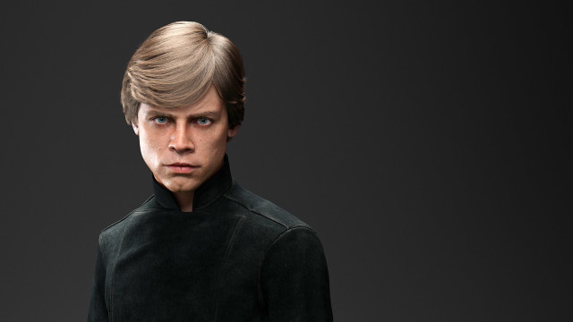 Man hairdo black shirt serious free wallpaper - medium preview image