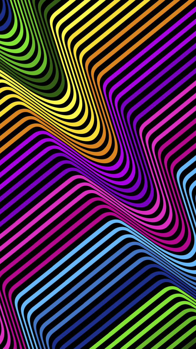 Colorful background wavy pattern design free wallpaper - medium preview image