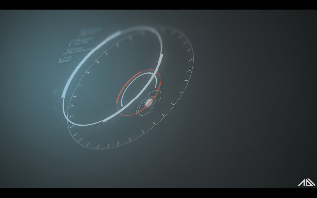 Computer screen circular object red free wallpaper - medium preview image