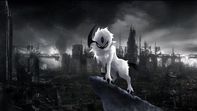 White black animal rock city #2 free wallpaper - medium preview image