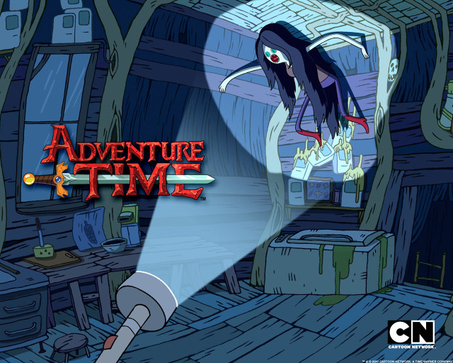 Cartoon character room flashlight bookcase free wallpaper for desktop - medium preview image