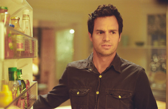 Man looking refrigerator door open free wallpaper - medium preview image