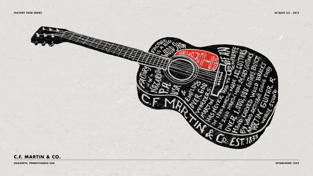 Guitar words red picker neck free wallpaper - medium preview image