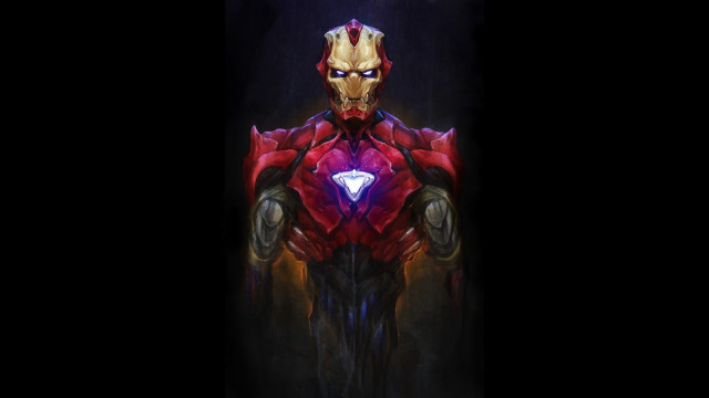 Avengers character red blue suit free wallpaper - medium preview image